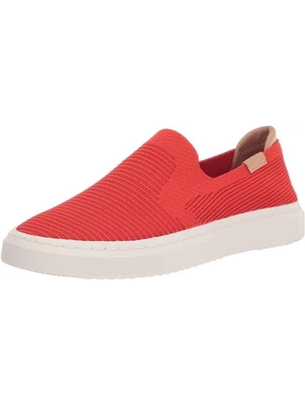 UGG Women's Alameda Sammy Sneaker Slip-On Stretch Knit Red White Rubber 5.5 36.5